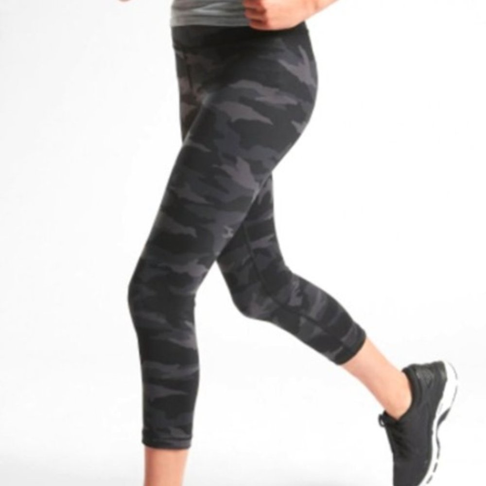 Athleta Girl Printed Chit Chat Camo Capri